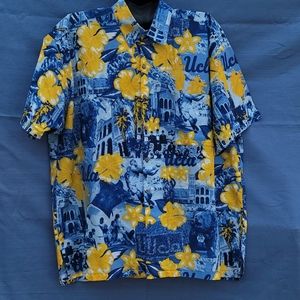 UCLA Football Hawaiian Bruins Button down Shirt